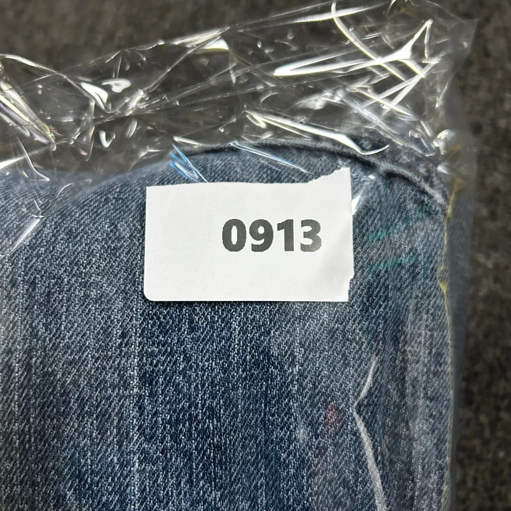 Levis 569 Loose Straight Jeans Mens 36x32 Blue Excellent Medium Wash Baggy Denim